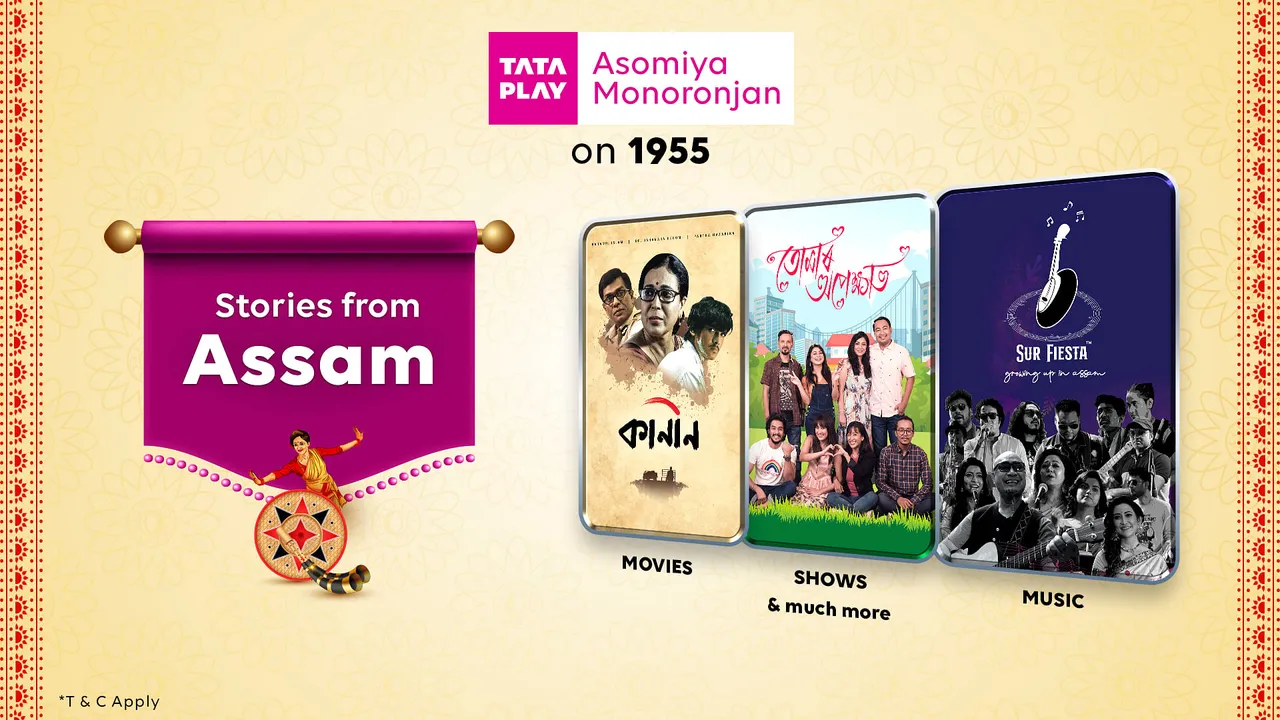 Tata Play introduces Assamese Entertainment Service
