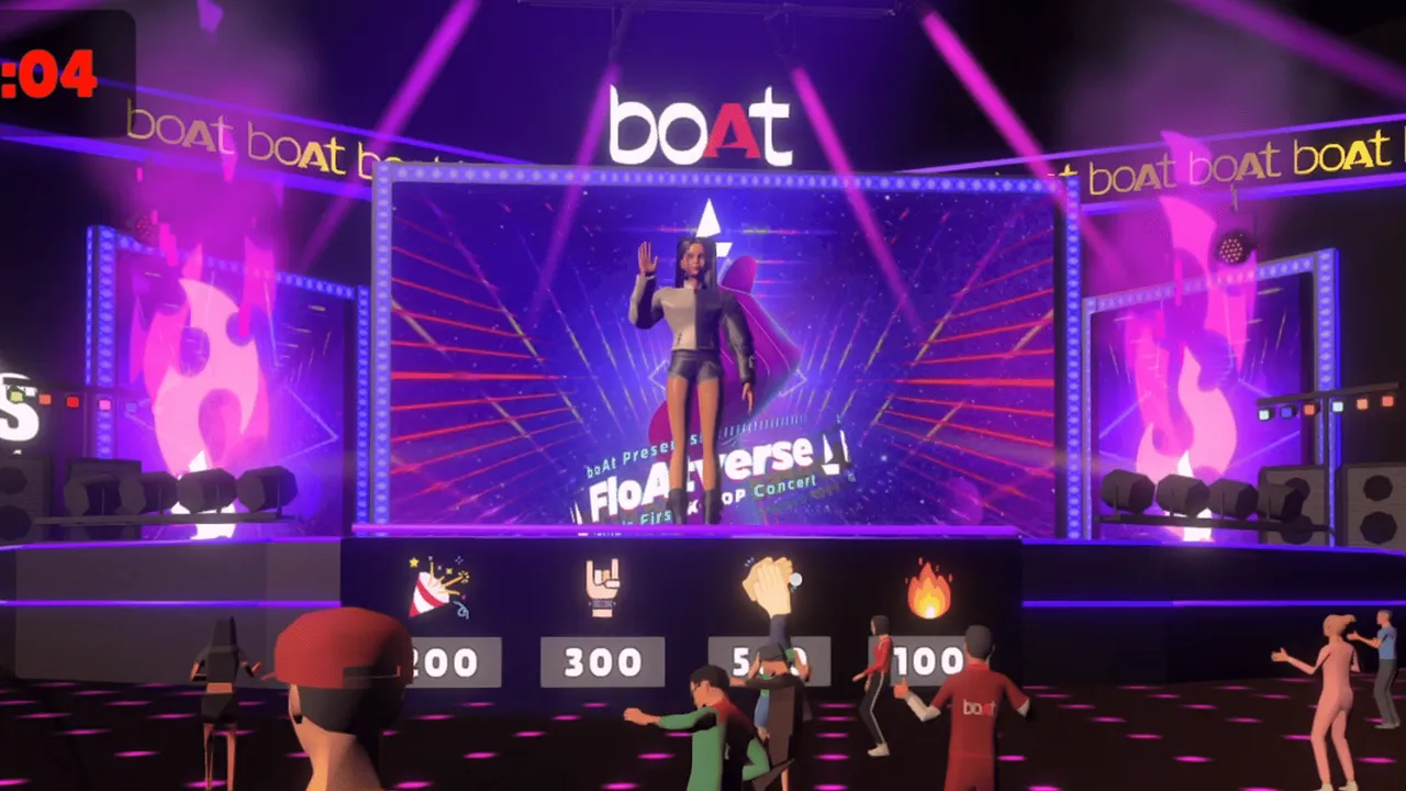 boAt hosted K-Pop Metaverse concert- FloAtverse with K-Pop Sensation Priyanka Mazumdar