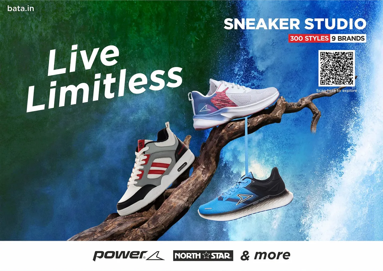 Bata India promotes its Sneaker Studios through a youthful campaign