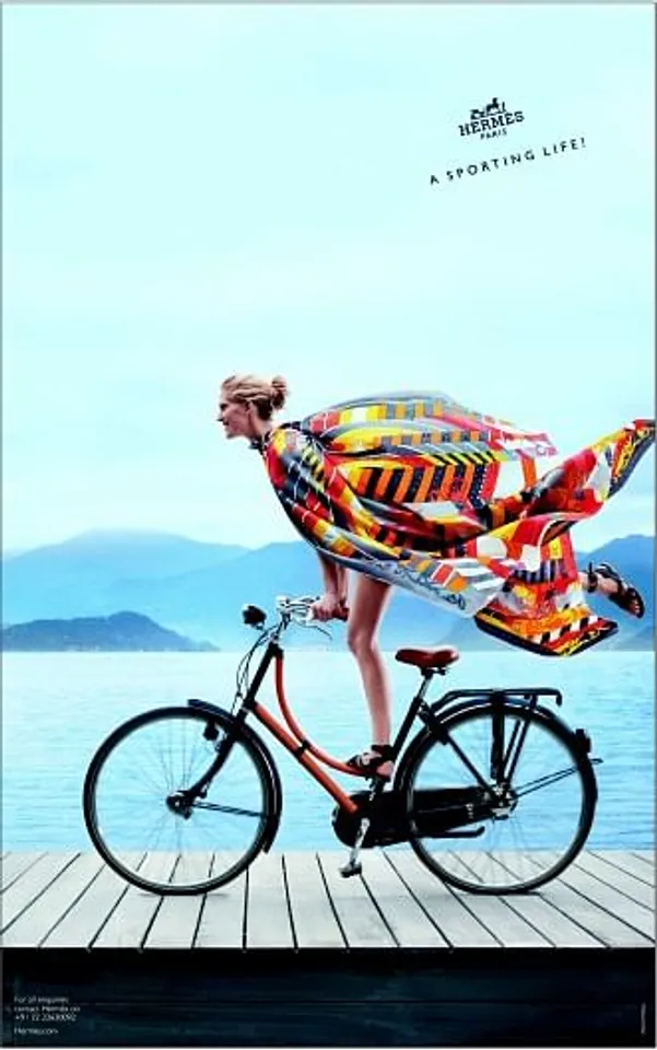 Girl on Bicycle