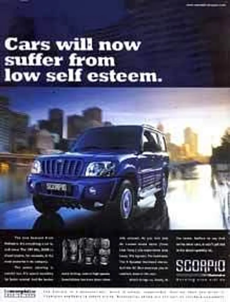 Cars will now suffer from low self esteem.