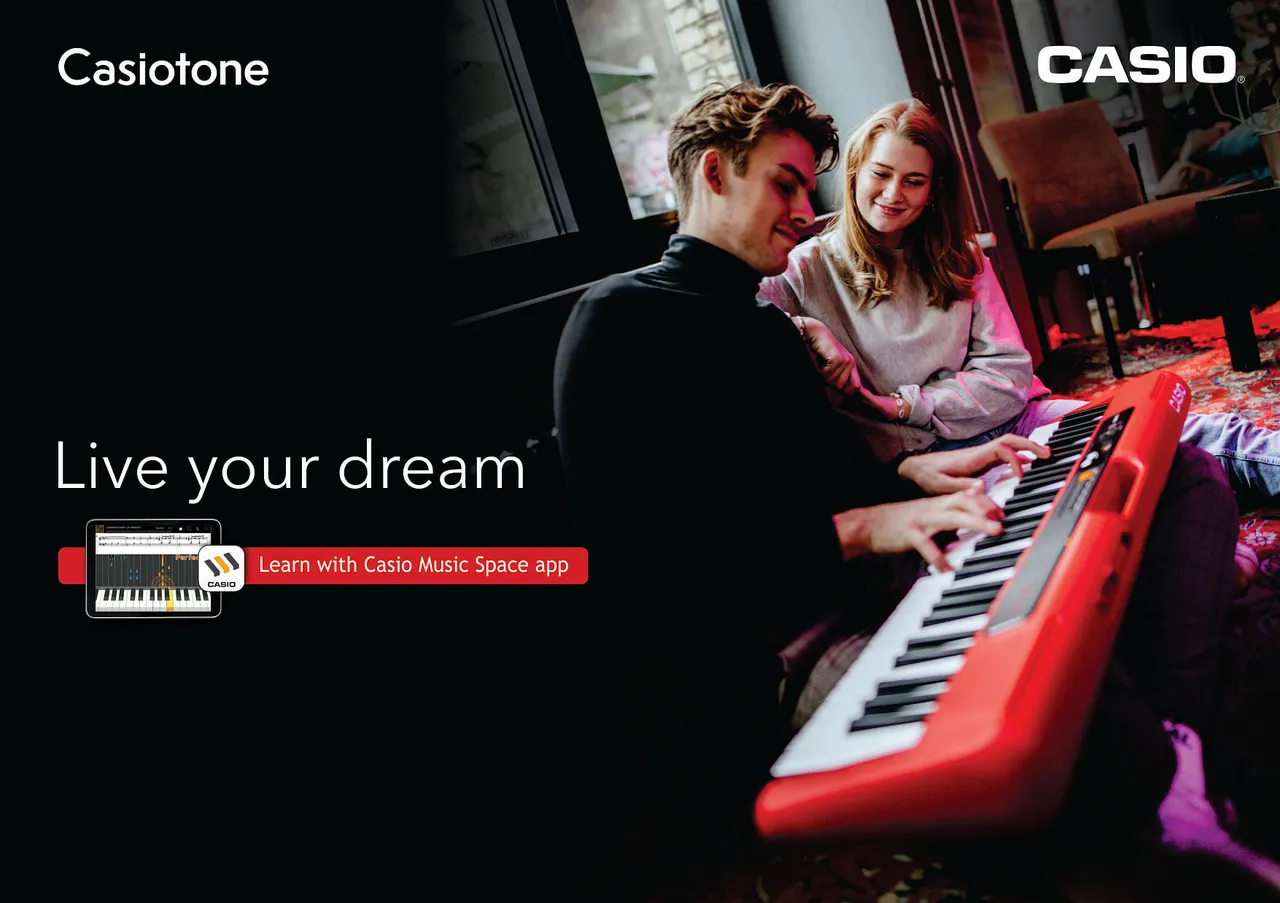 Casio India launches its new brand campaign #LiveYourDream for the Casiotone range of keyboards