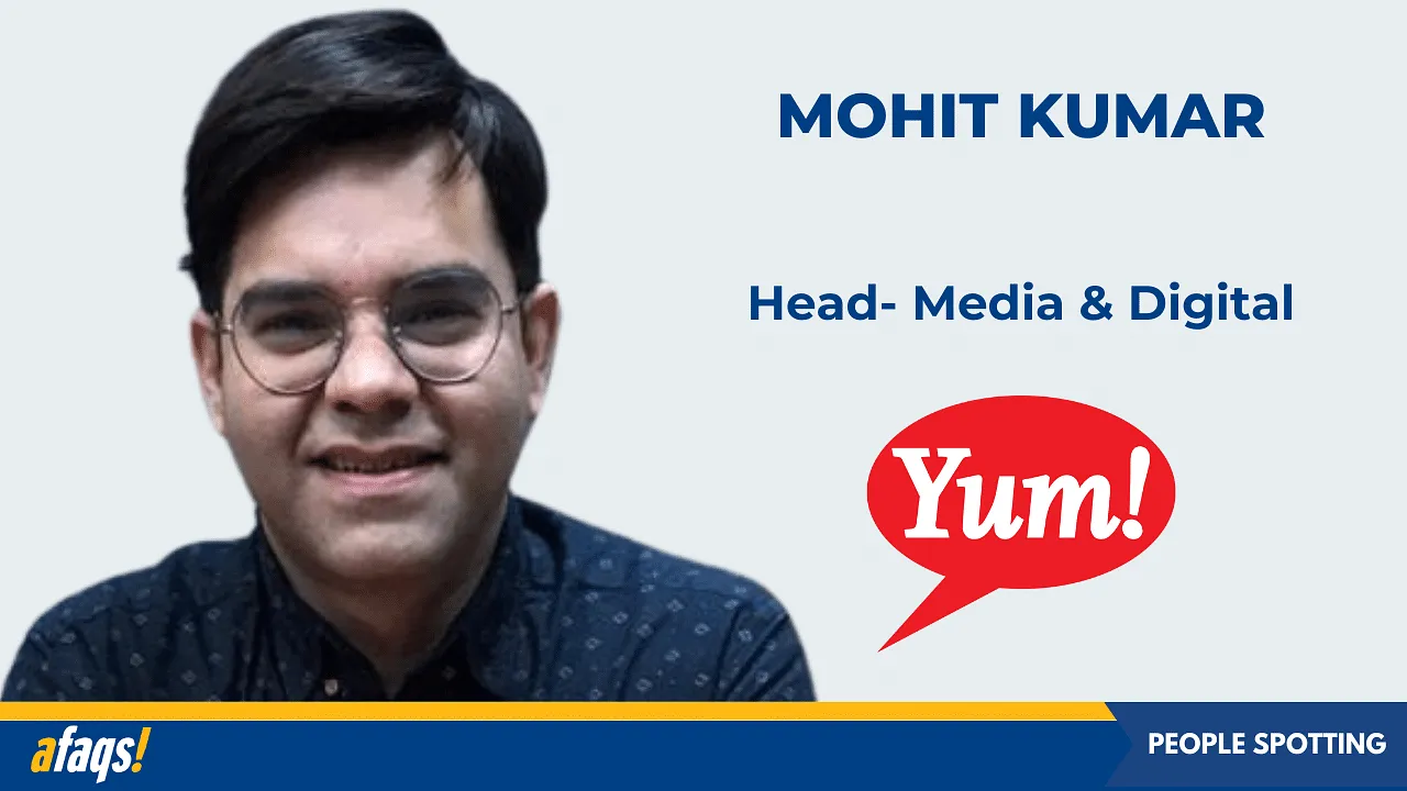 Yum! Brands! elevates Mohit Kumar as head of media and digital