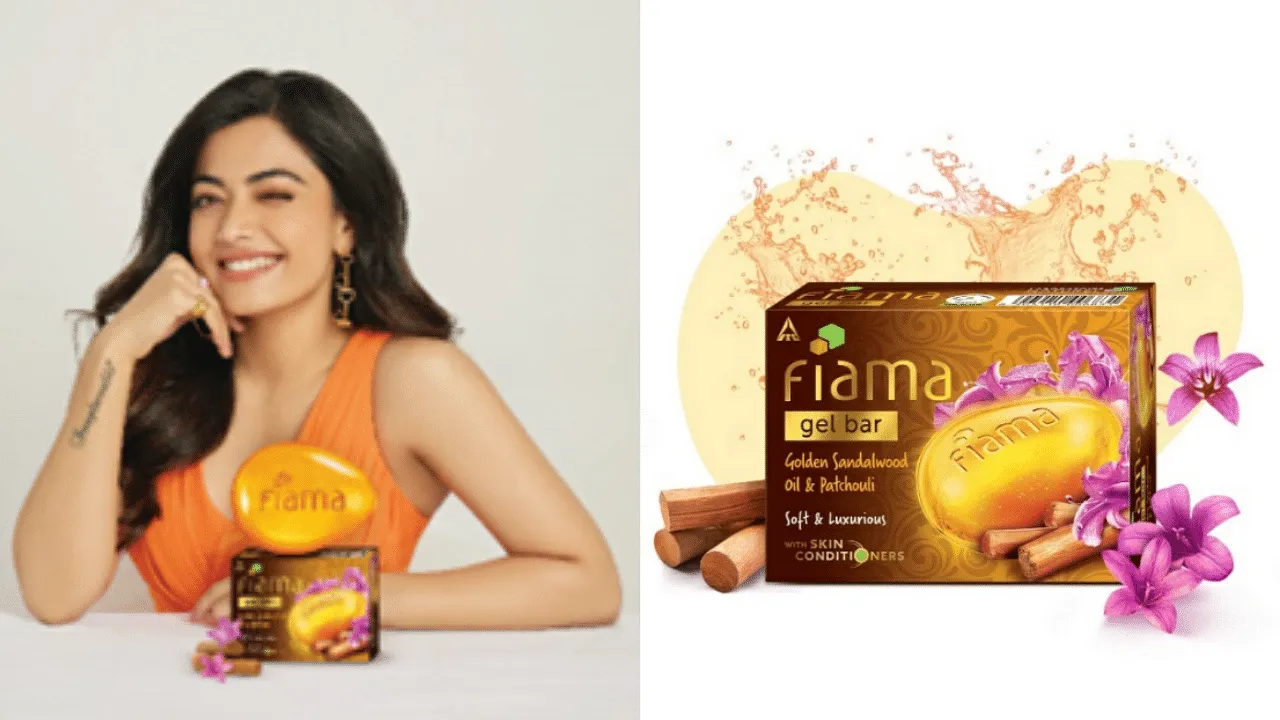 ITC Fiama launches sandalwood oil & patchouli gel bar with Rashmika Mandanna as brand ambassador