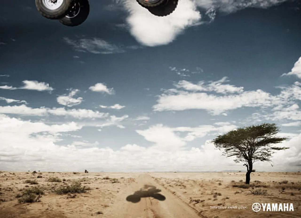 ATV-Long jump on the land
