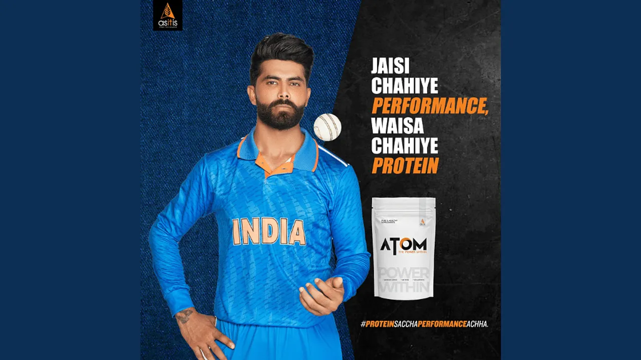 AS-IT-IS Nutrition onboards Ravindra Jadeja as its brand ambassador
