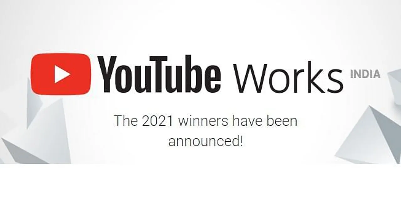 Winners of YouTube Works Awards India 2021 announced