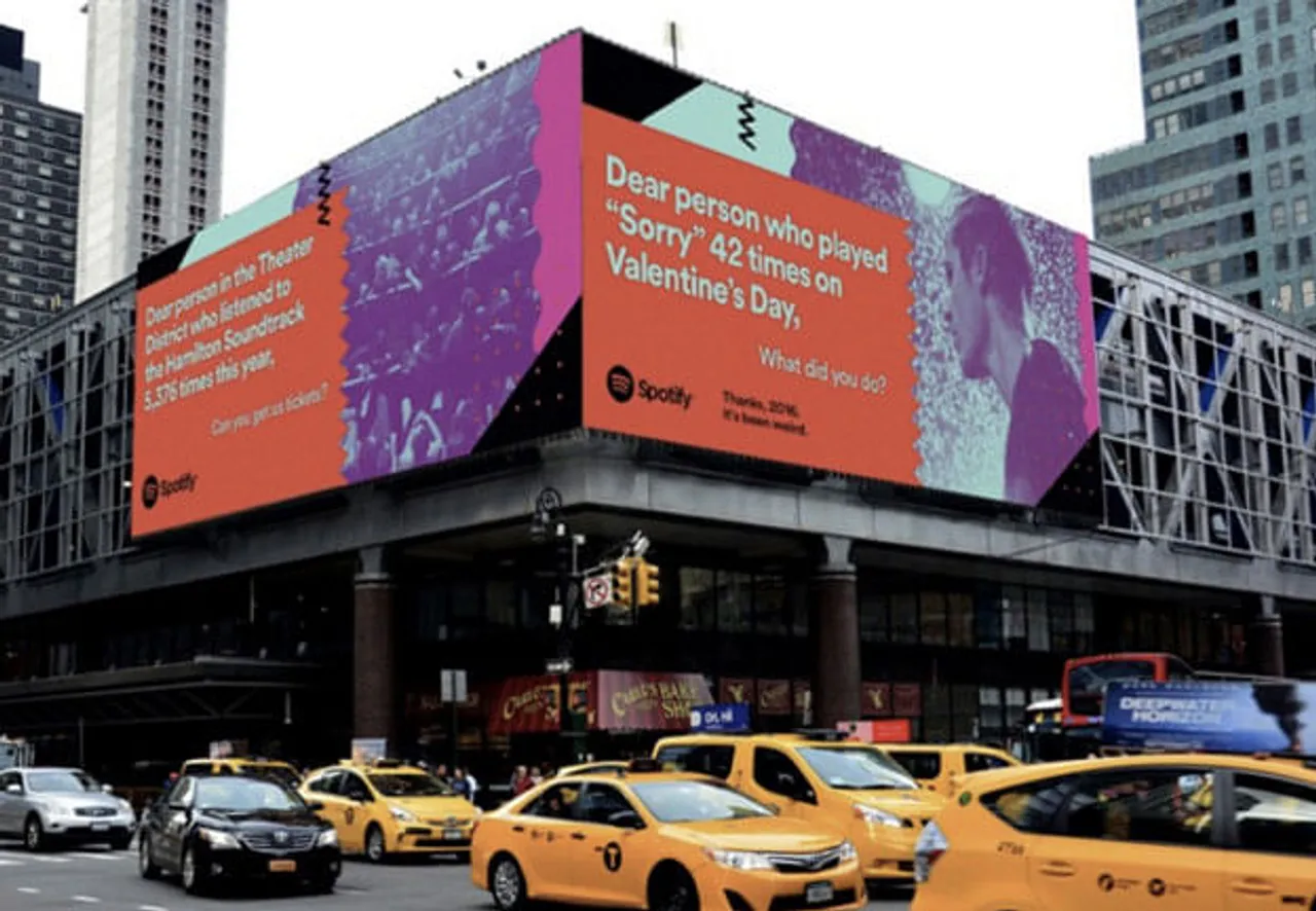 Spotify's latest billboards highlight users' 'questionable listening habits'