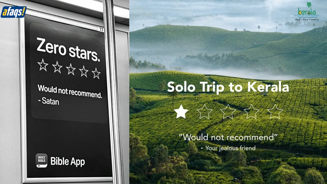 Kerala Tourism’s new post takes a leaf out of the Bible app’s increasingly viral ad