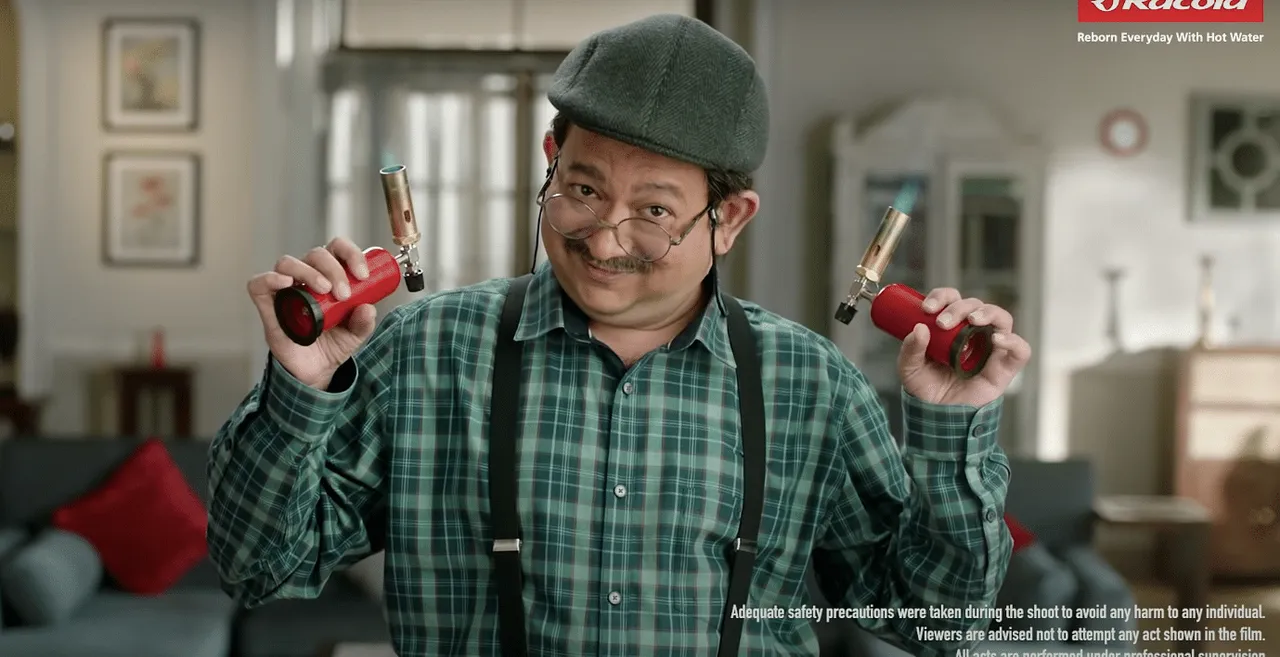 When a water heater positioned itself as a germ-killing ally...
