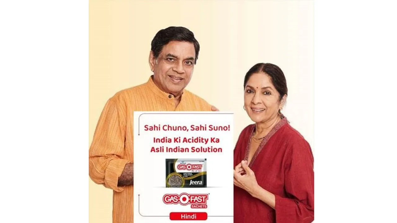 Mankind Pharma unveils a new TVC for GasOFast with Paresh Rawal and Neena Gupta