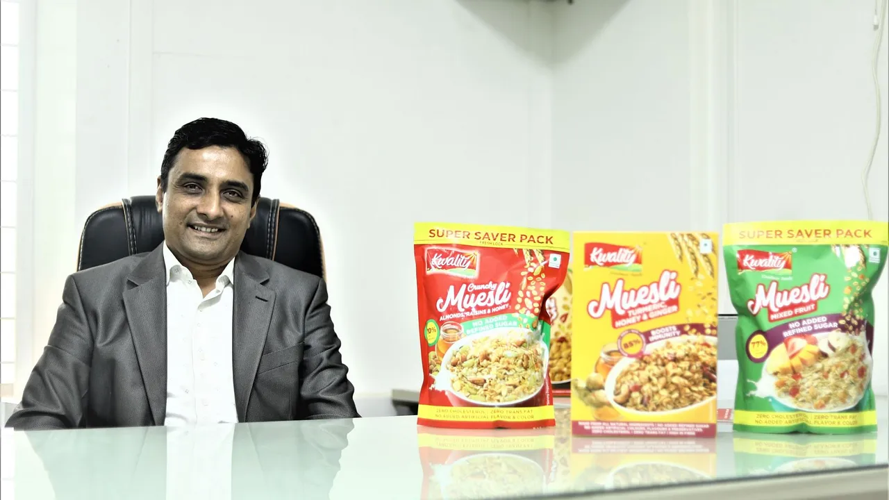 Kwality Foods has introduced muesli with turmeric, honey, and ginger