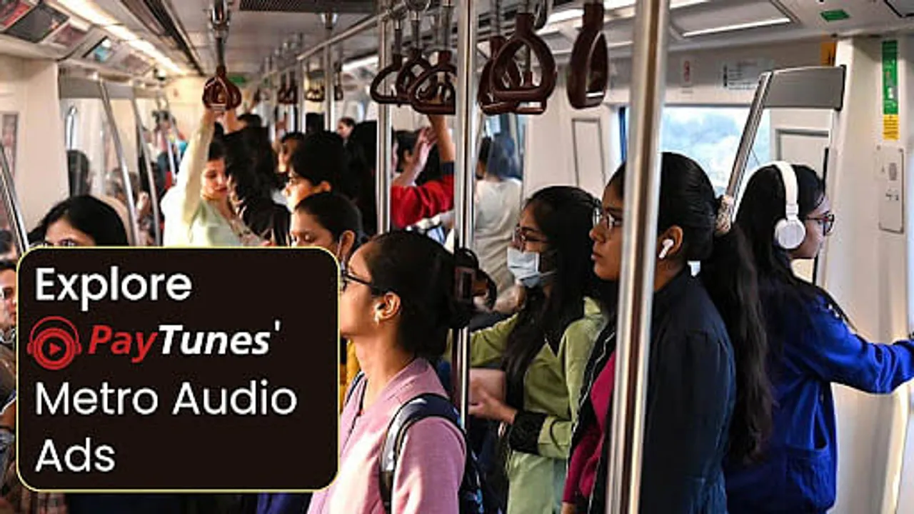 PayTunes took audio advertising to a whole new level with Delhi metro train audio ads 