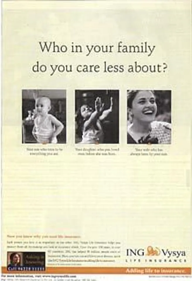 Who in your family do you care less about?