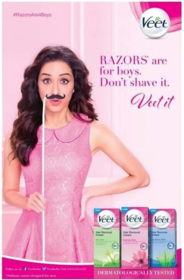 Don't shave it, Veet it