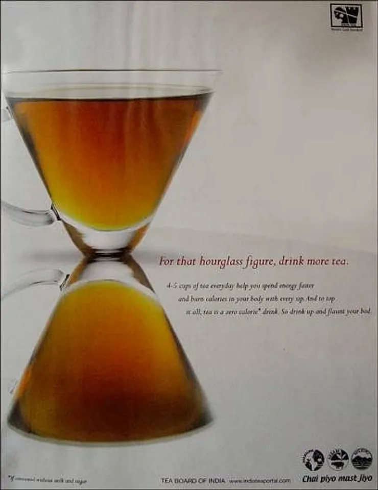 For that hourglass figure, drink more tea.