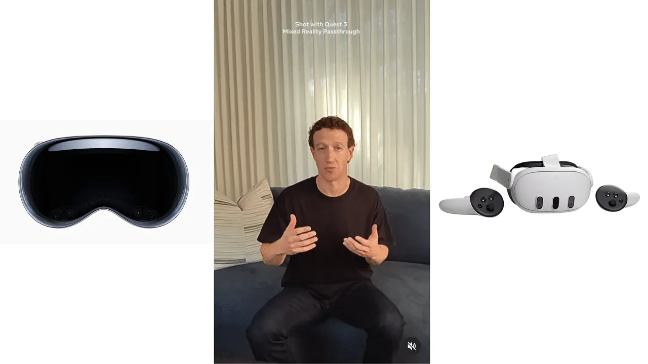 Meta’s Mark Zuckerberg takes a dig at Apple Vision Pro 