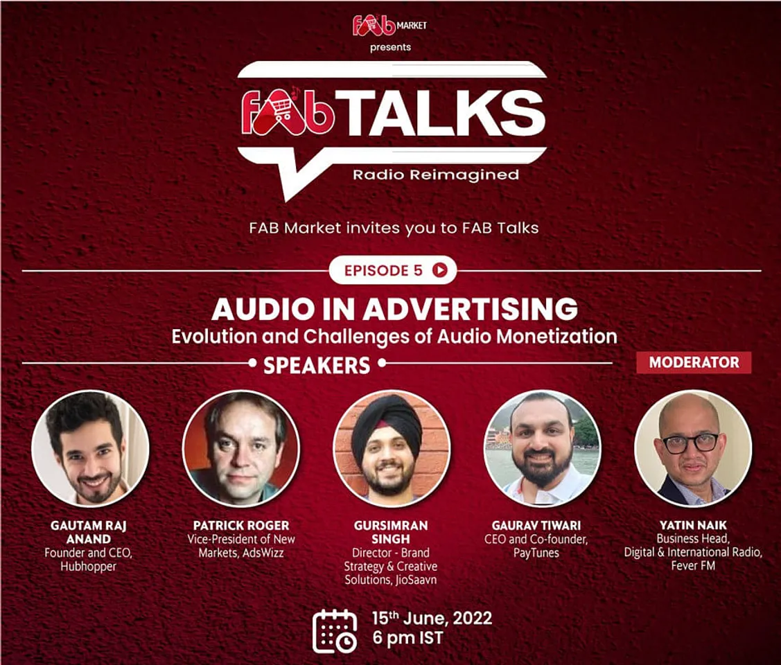FAB Talks 5.0 to feature Leading Experts from the Podcast Monetization Space