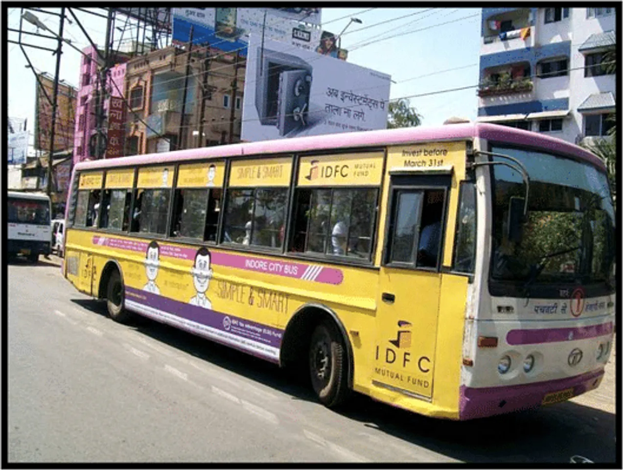 Bus advertising