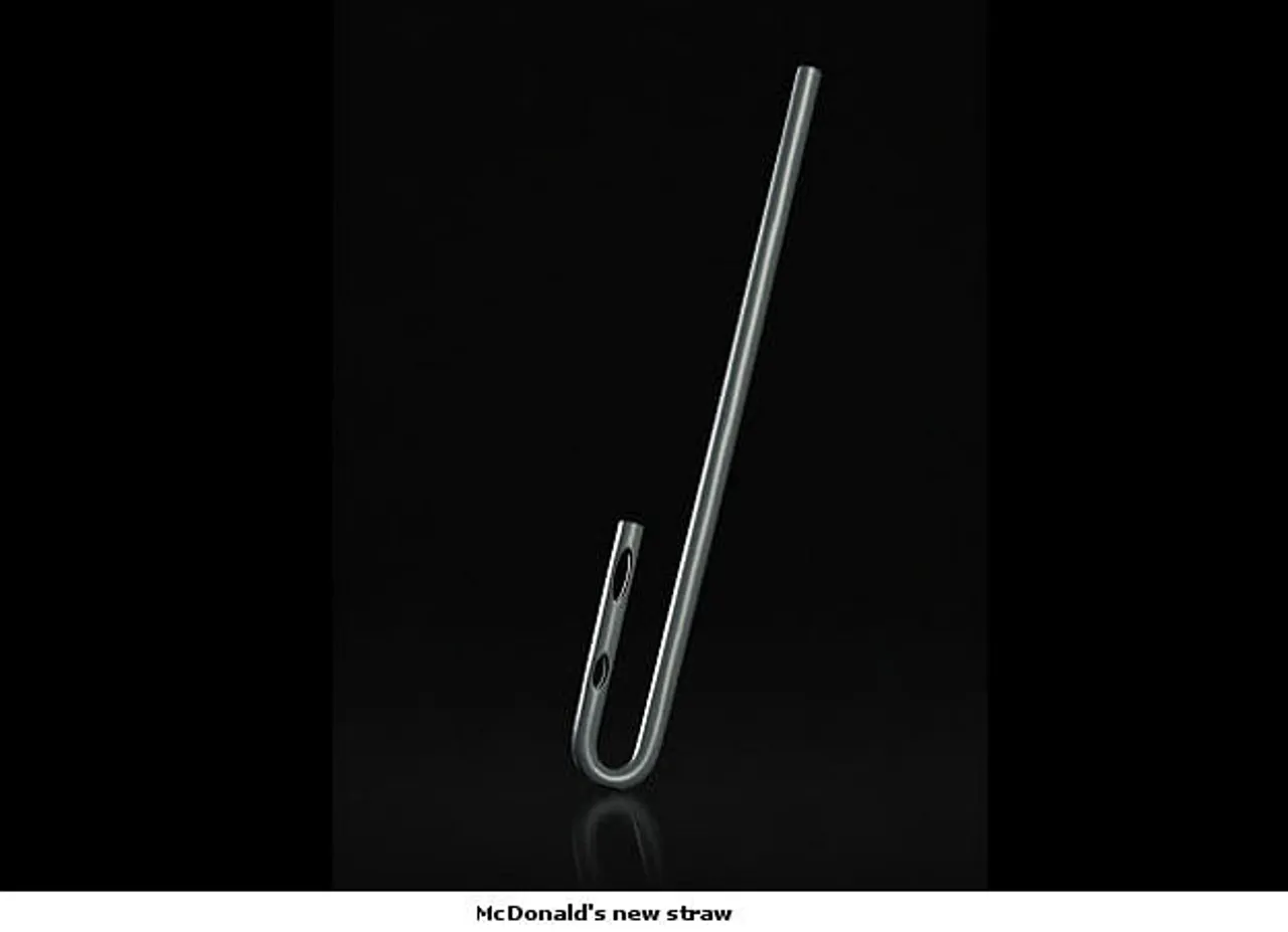 McDonald's re-engineers the milkshake straw