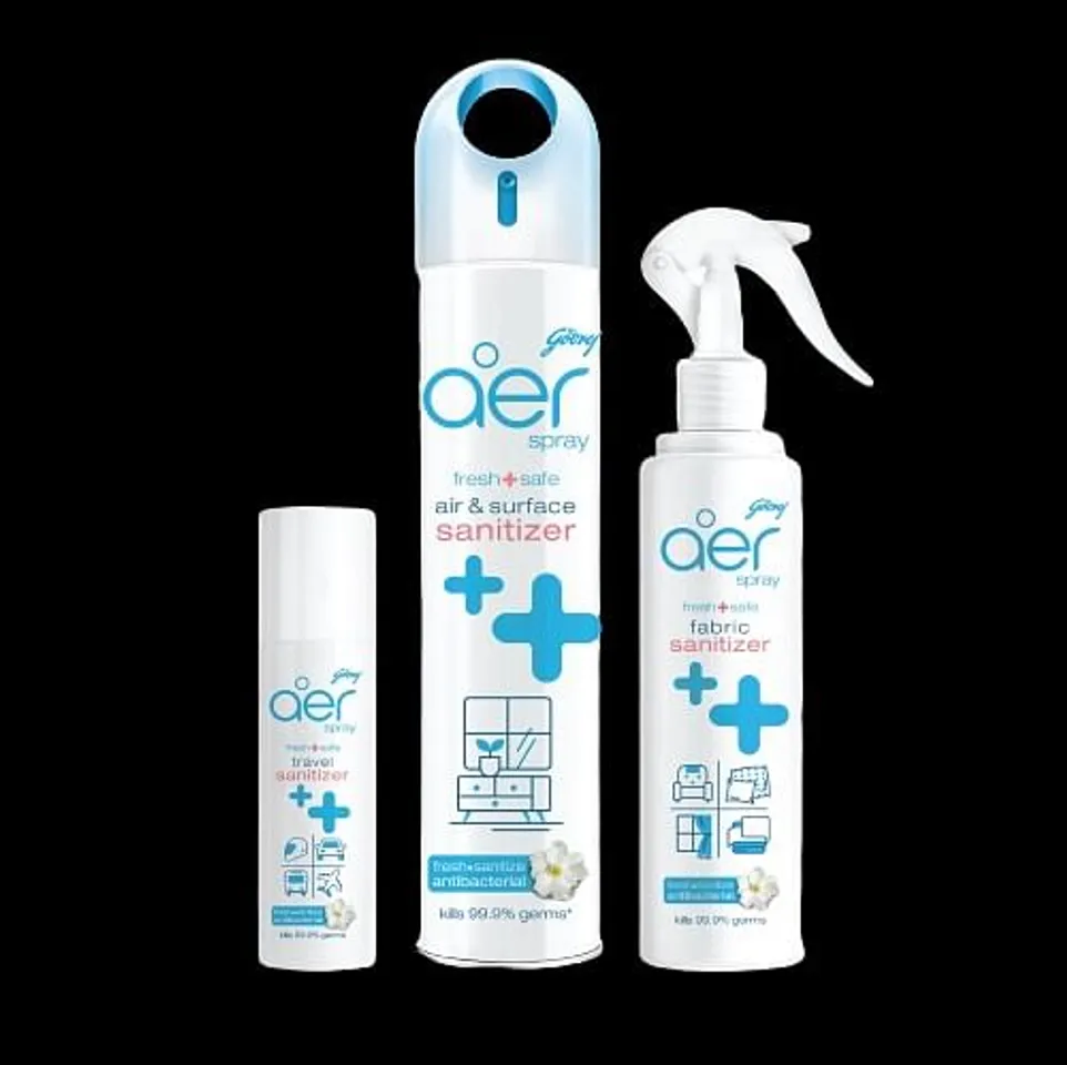 Godrej introduces fabric, air and travel sanitisers under 'Aer' range