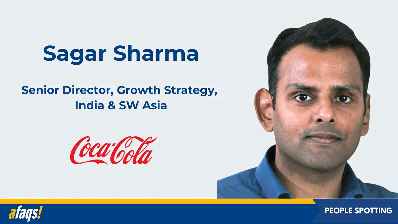 Coca-Cola elevates Sagar Sharma as senior director for growth strategy