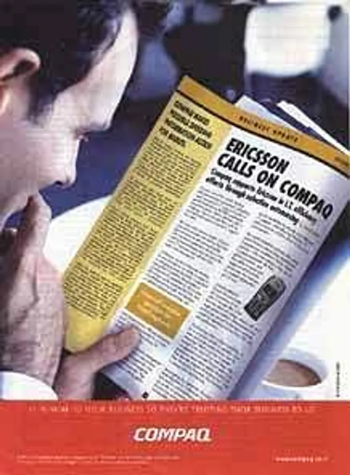 Ericsson calls on Compaq