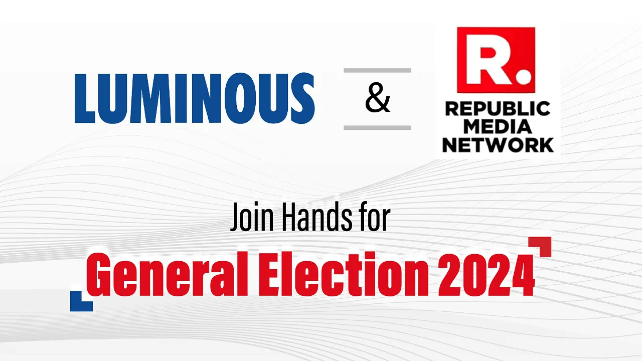 Luminous Power Technologies partners with Republic Media Network for election studio branding