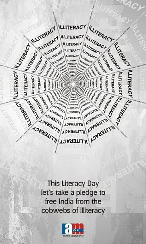 This Literacy Day let's take a pledge to free India from the cobwebs of illiteracy