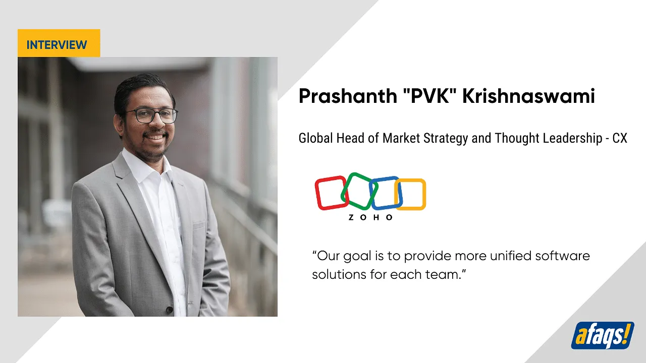 The number of customers using Zoho’s CRM in India grew by 33% year-on-year in 2023: Prashanth Krishnaswami