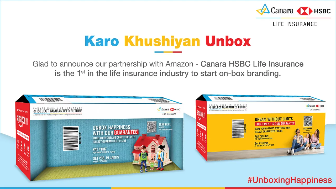 Canara HSBC Life Insurance collaborates with Amazon Ads for an Innovative “On-Box Advertising Campaign”