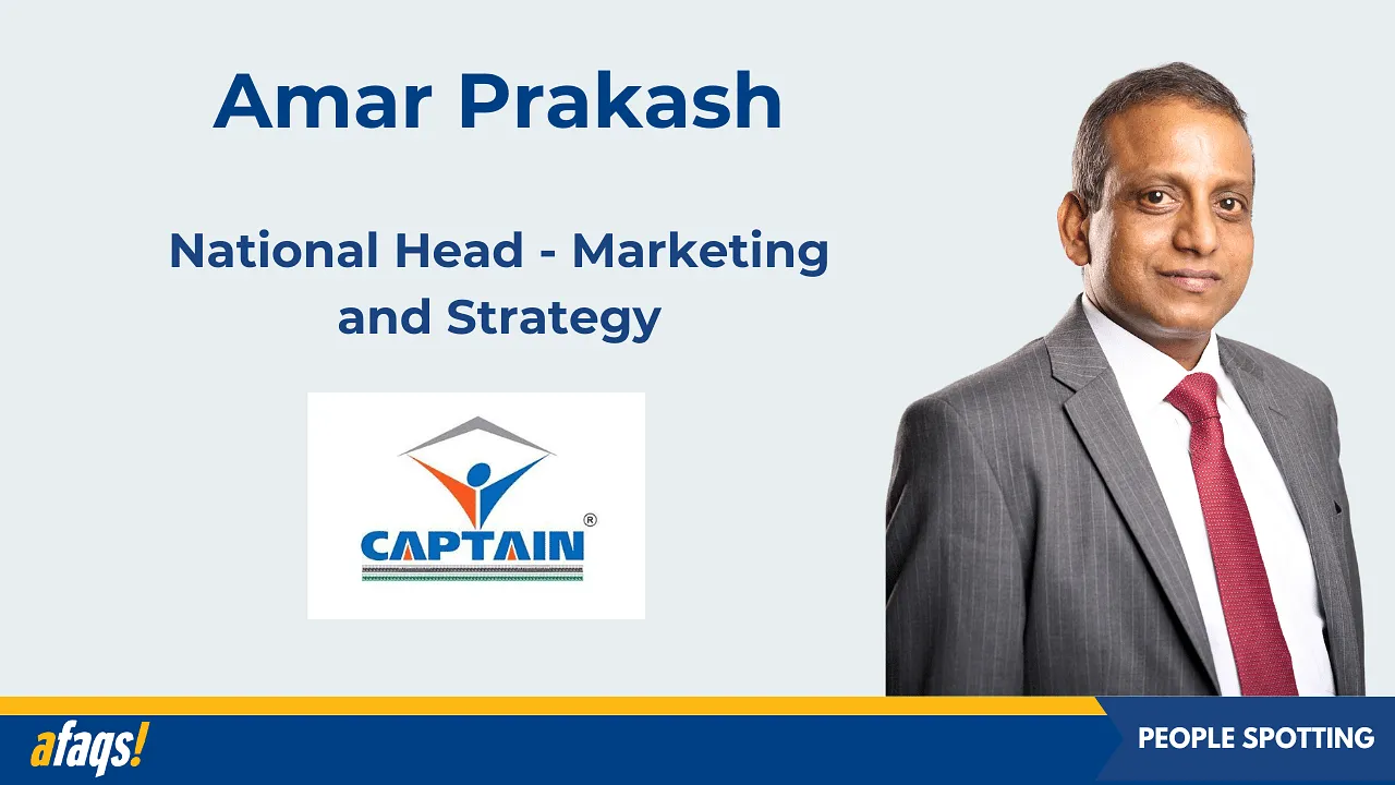Captain Steel India appoints Amar Prakash as national head - marketing & strategy (SLM)