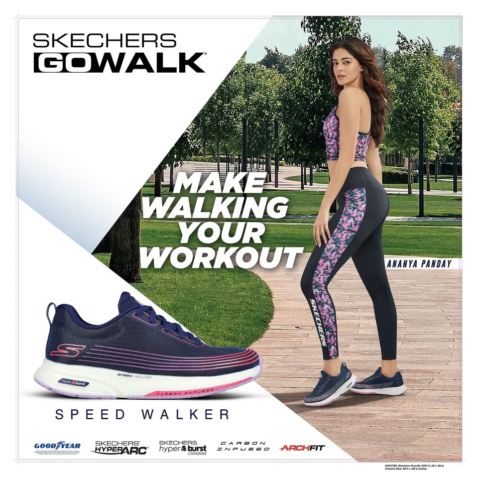 Skechers launches its campaign for its new collection ft. Ananya Panday 