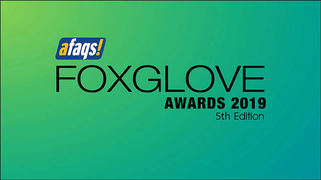 afaqs! Foxglove Awards 2019 is here