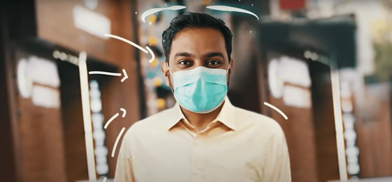 Hiding bad teeth behind a mask? Dabur wants you to think again