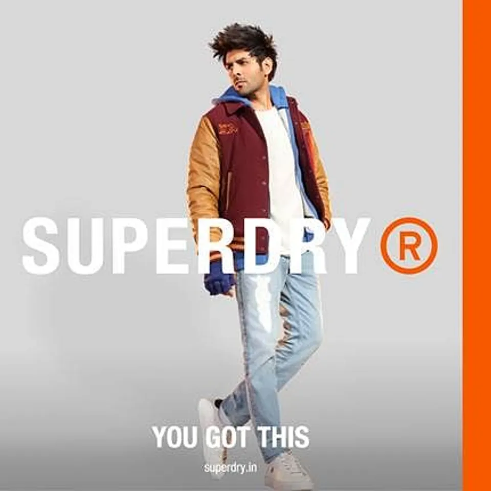 Superdry partners with Bollywood Superstar, Kartik Aaryan, as first Brand Ambassador for India
