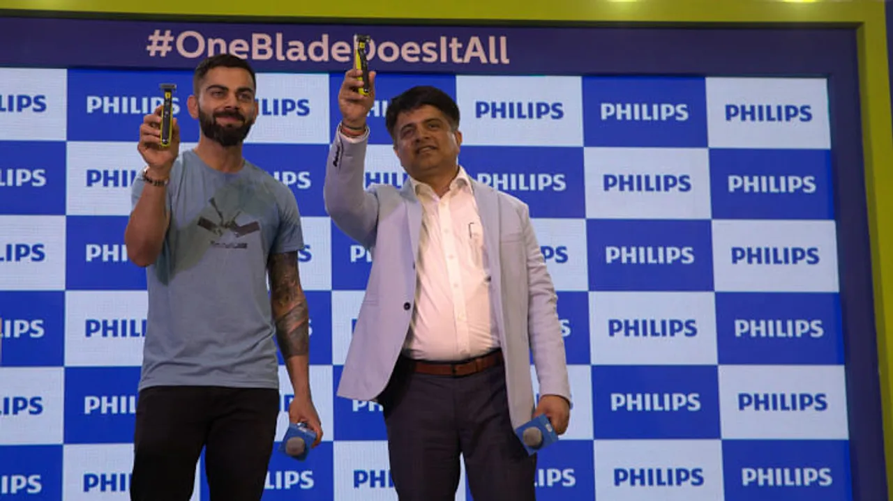 Virat Kohli launches Philips OneBlade