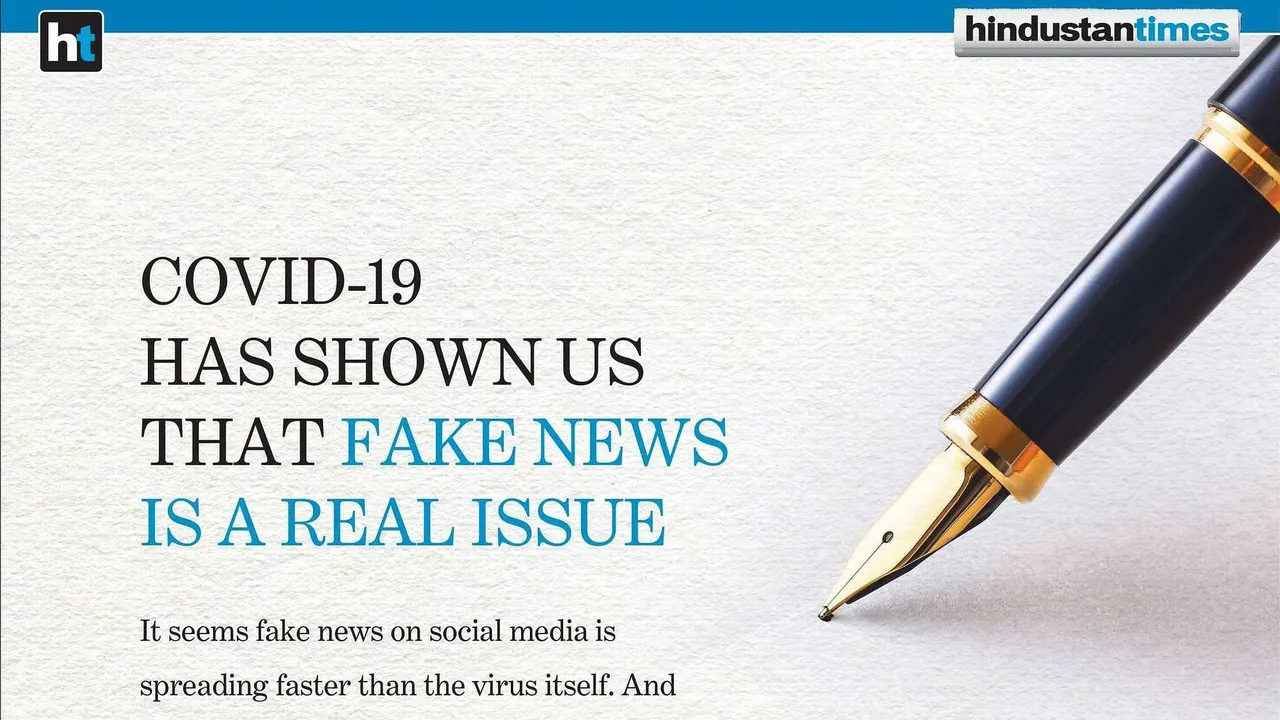 Hindustan Times' new ad takes the battle against fake news forward