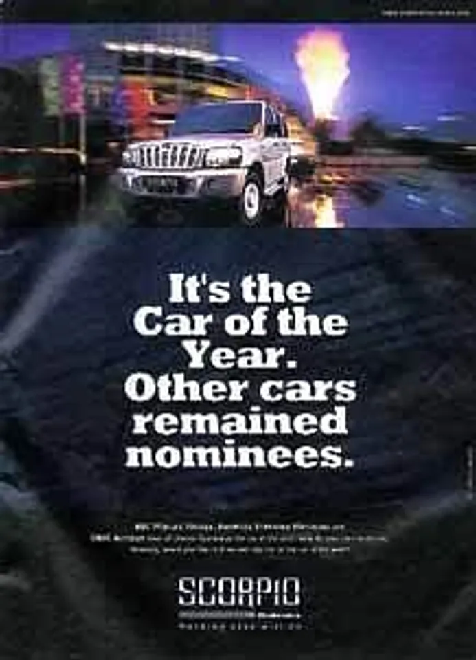 It's the Car of the Year. Other cars remained nominees.