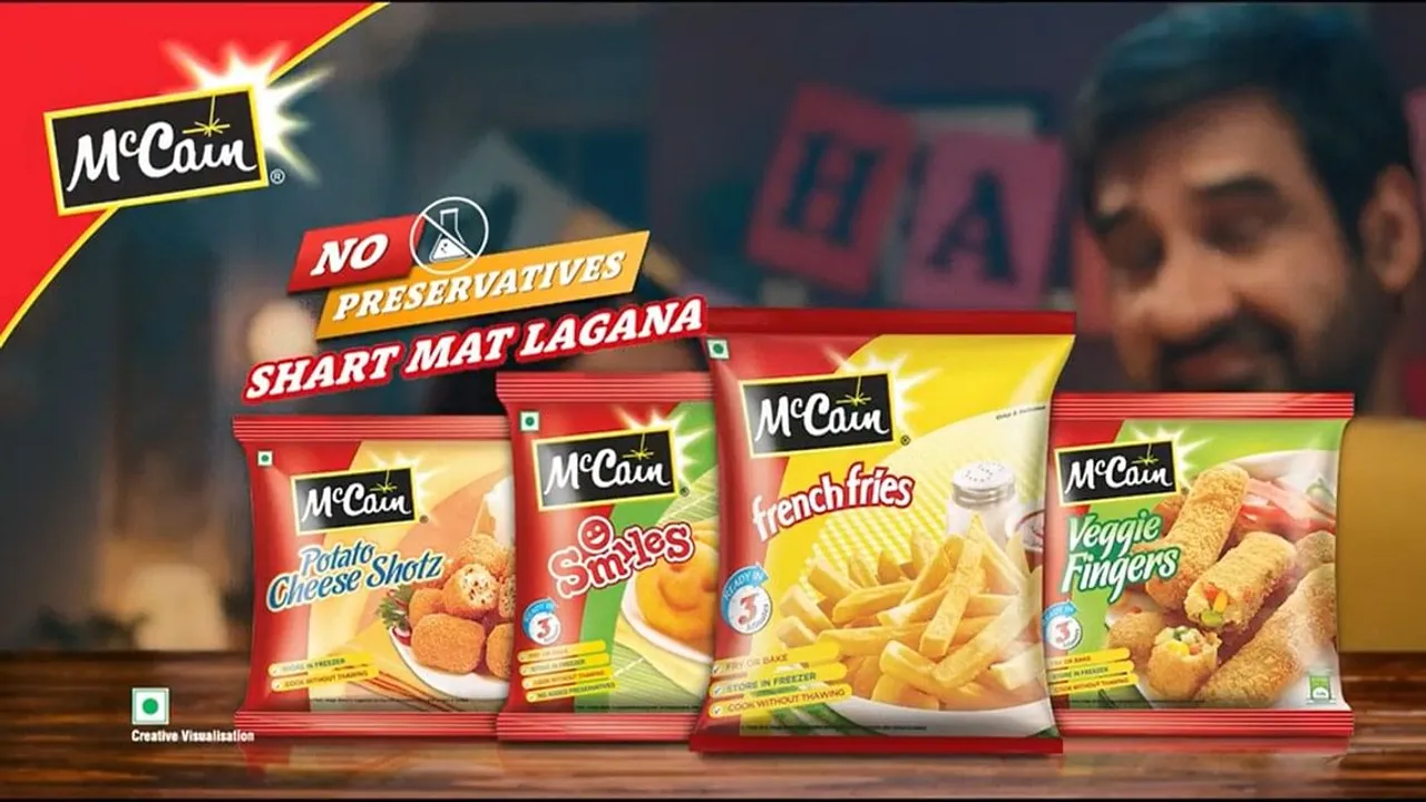 McCain Foods India launches 'Shart Mat Lagana' campaign promoting preservative-free products