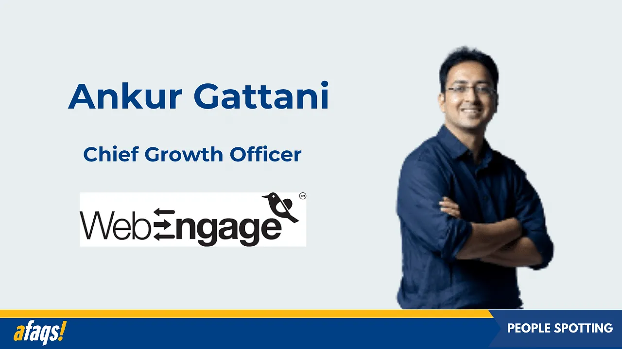 WebEngage promotes Ankur Gattani to Chief Growth Officer