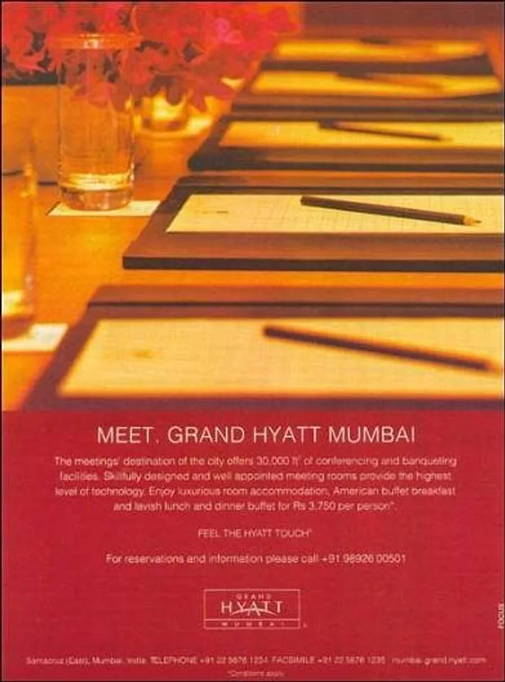 Meet. Grand Hyatt Mumbai.