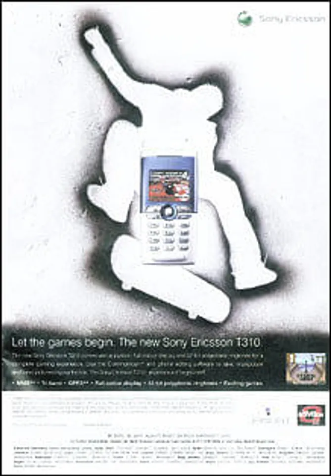 Let the games begin. The new Sony Ericsson T310.