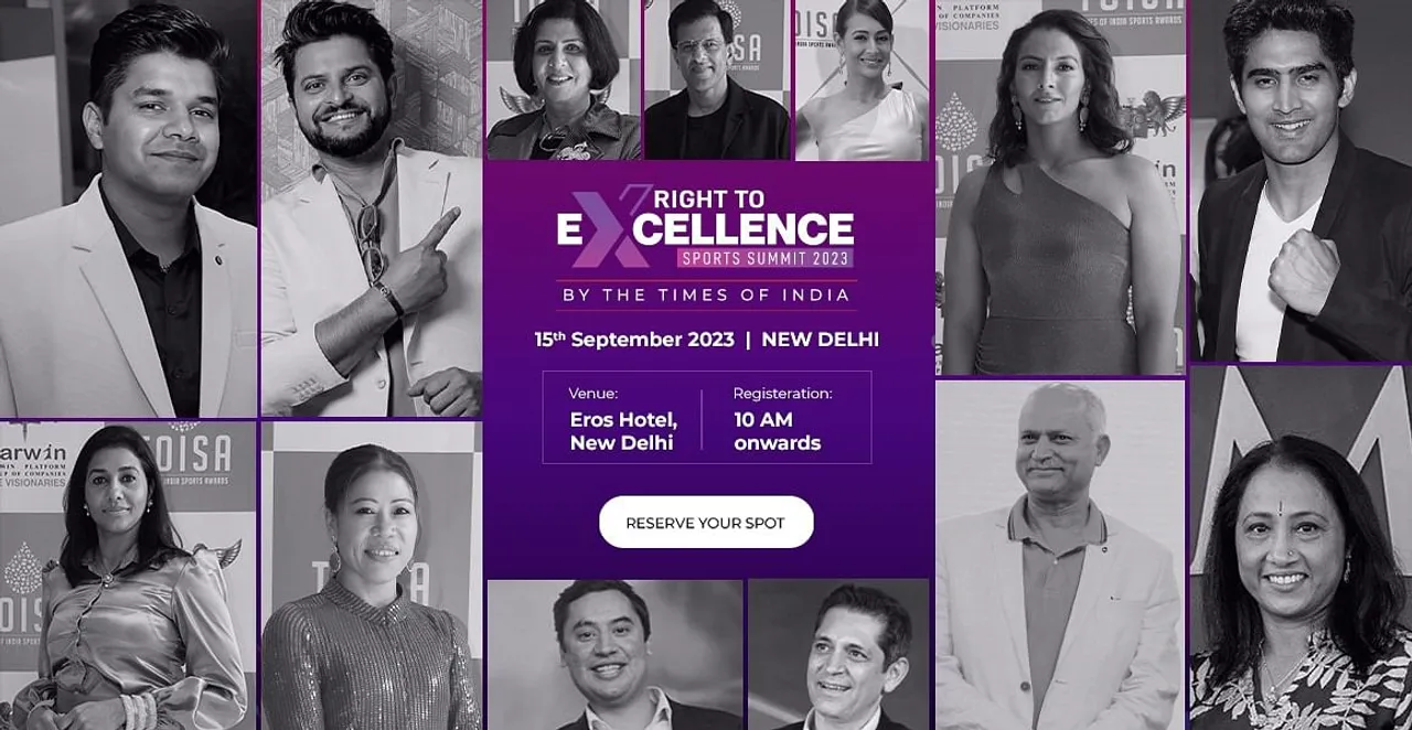 The Times of India unveils 'Right to Excellence' series, kicking off with Sports Summit 2023
