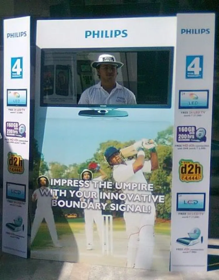 Philips Television adds a 4th stump in cricket season 