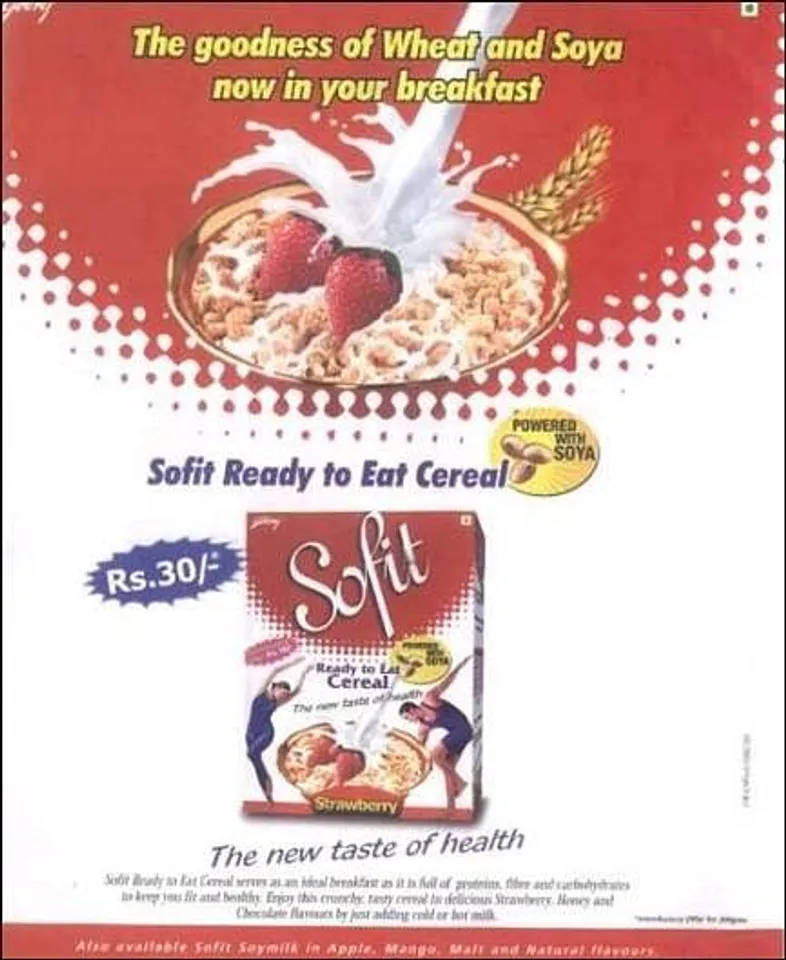 The goodness of wheat and soya now in your breakfast
