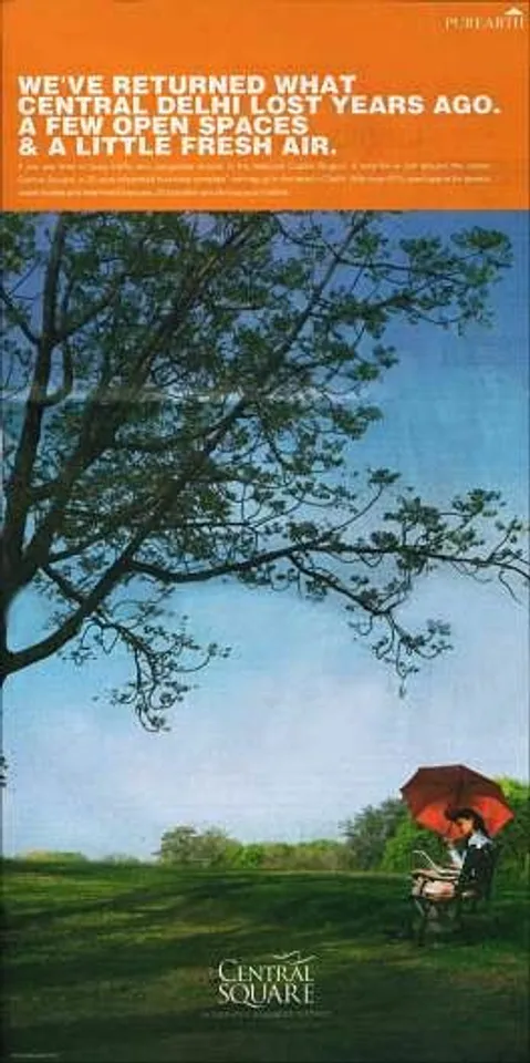 We've returned what central Delhi lost years ago. A few open spaces and a little fresh air.