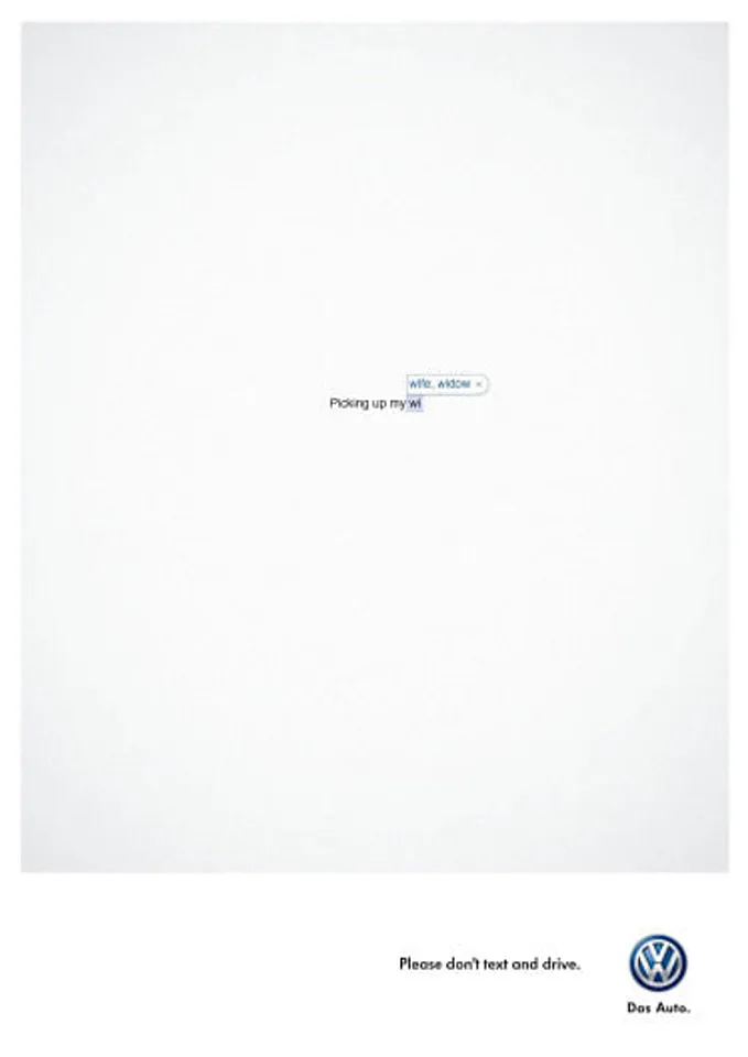 Dont text and drive
