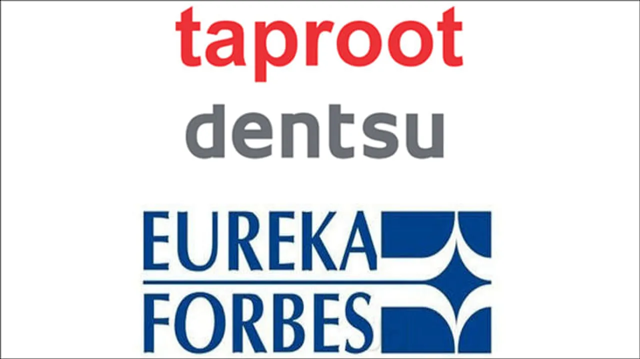 Taproot Dentsu wins creative mandate for Eureka Forbes 