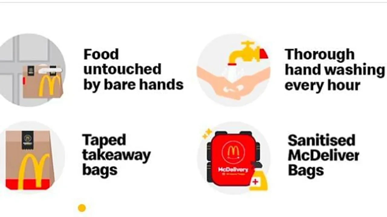 Fast food chains now offer 'contactless delivery'